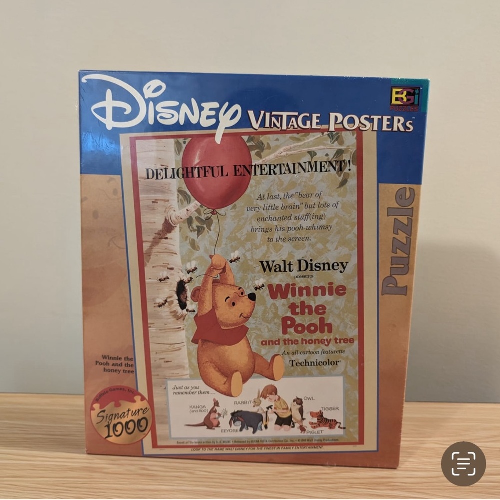 Disney Winnie The Pooh Vintage Posters Puzzle 1026 Pcs Buffalo Games